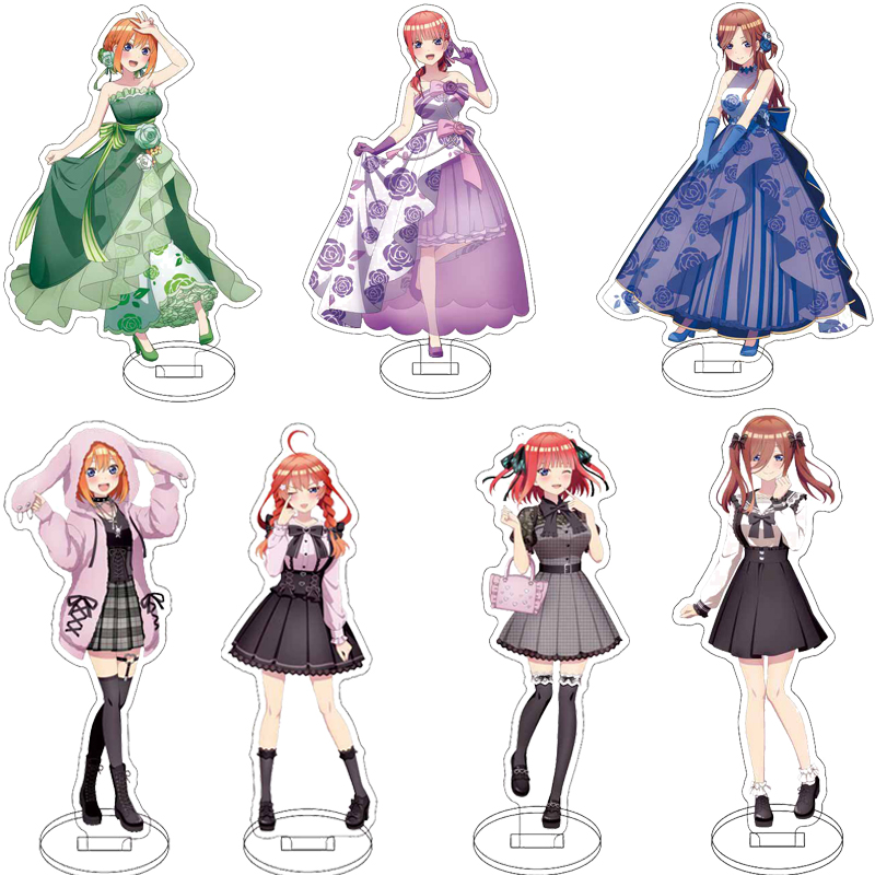 Anime Merchandise Collection - ขาตั้งอะคริลิกอนิเมะ 16 ซม. ชุดพี่น้องห้าคนสุดที่รัก นากาโนะ อิทสึกิ